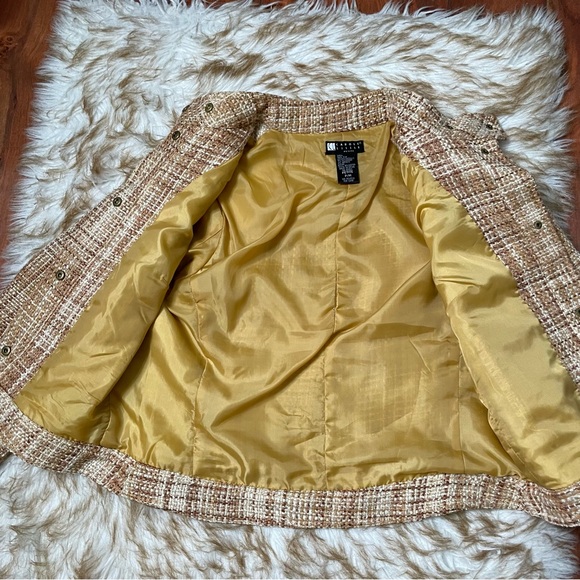 Vintage Carole Little silk crop jacket - Picture 3 of 8